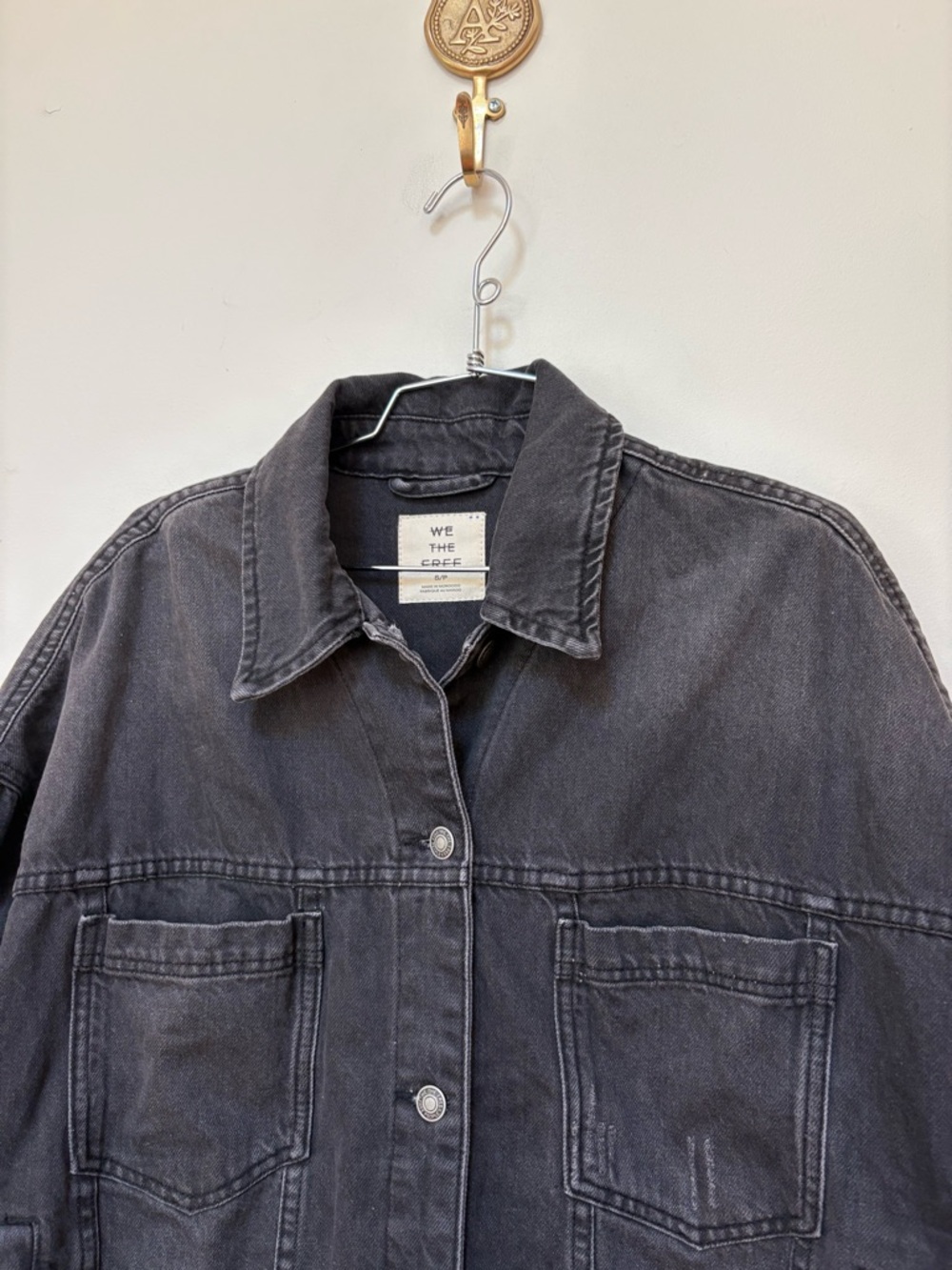 NWOT Free People We The Free Opal Swing Denim Jacket Size Small - Picture 6 of 16